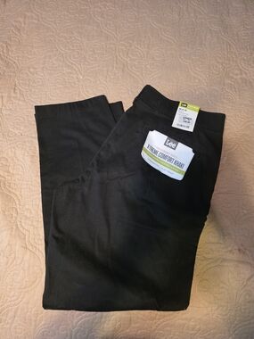Mens Lee Xtreme Comfort Khaki Pants - Black 36 X 30